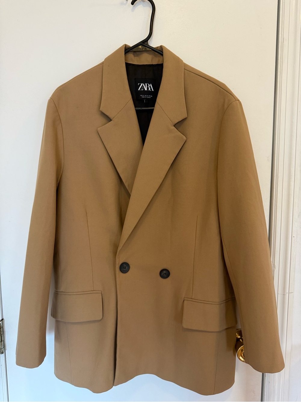ZARA blazer size S but fits like an M
